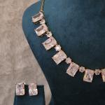 Celestial Radiance American Diamond Necklace Set