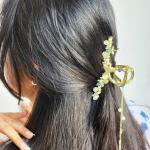 Oceanic Elegance Starfish Pearl Hair Clutcher