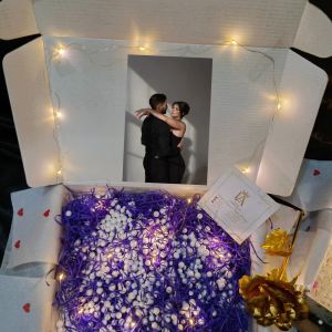 Golden Love - Personalized Gift Hamper Box