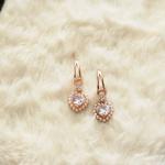 Rosé Enchant Heart Korean Danglers