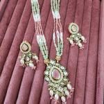 "Meher Elegance" Kundan & Beaded Necklace Set