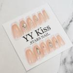 Crystal Nude – Luxe Aabhushan Signature Press-On Nails