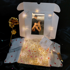Luxe Aabhushan "Golden Embrace" Personalized Gift Hamper Box