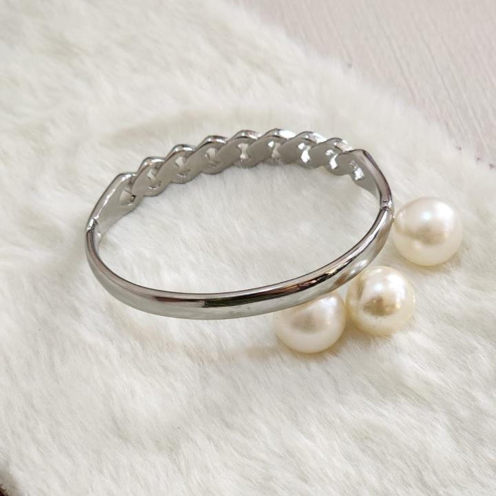 Unisex “Sterling Grace” Silver Chain-Link Bracelet