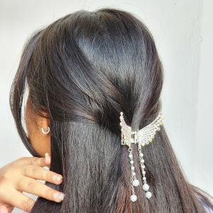 Aurora Wings Hair Clutcher – Silver Edition