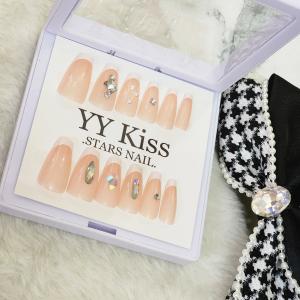 Crystal Nude – Luxe Aabhushan Signature Press-On Nails