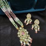 "Meher Elegance" Kundan & Beaded Necklace Set