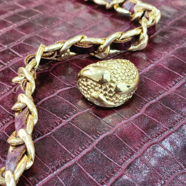 Luxe Textured Vintage Gold Ring