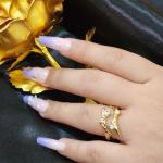 Sparkling Diamond Gold Ring